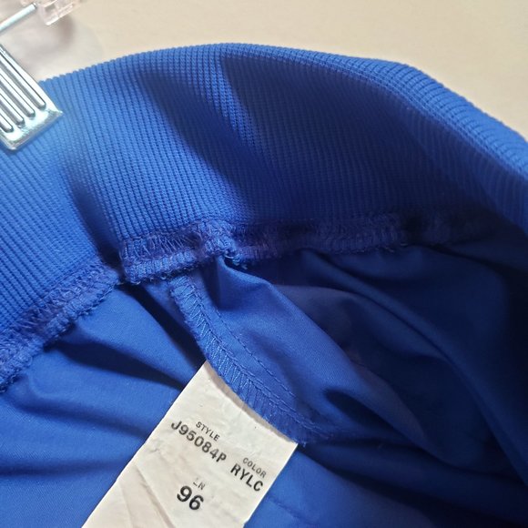 Jaanuu Royal Blue 3-Pocket V-Neck Top Small + Drawstring 6 Pocket Pant Scrub Set - Picture 9 of 10